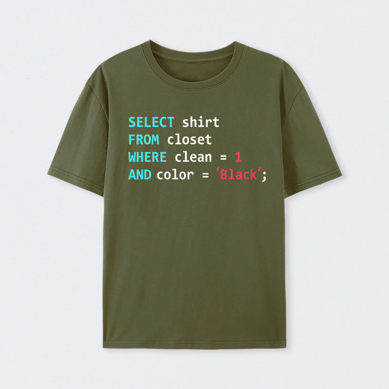 Programmer Database T-Shirt