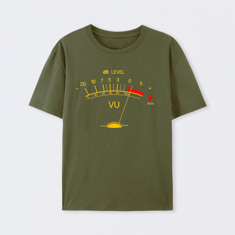 Volume VU Meter Vintage T-Shirt