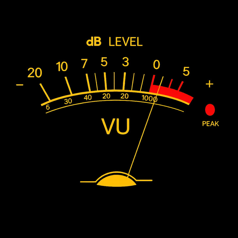 Volume VU Meter Vintage T-Shirt