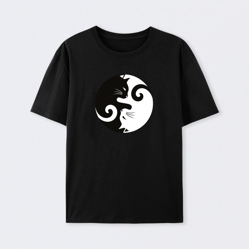 Cats Rule Cotton Unisex Geek T-Shirt