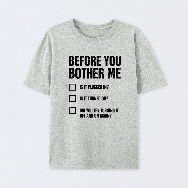 Tech Support It Checklist T-Shirt