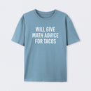 Will Give Math Advice Cotton Unisex T-Shirt