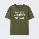 Will Give Math Advice T-Shirt