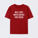Will Give Math Advice T-Shirt