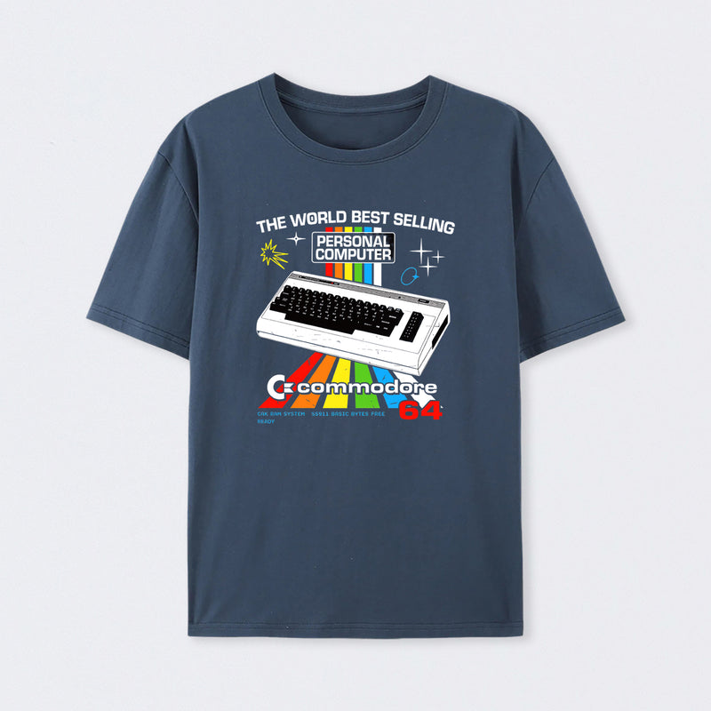 Retro Games Commodore 64 Personal Computer T-Shirt