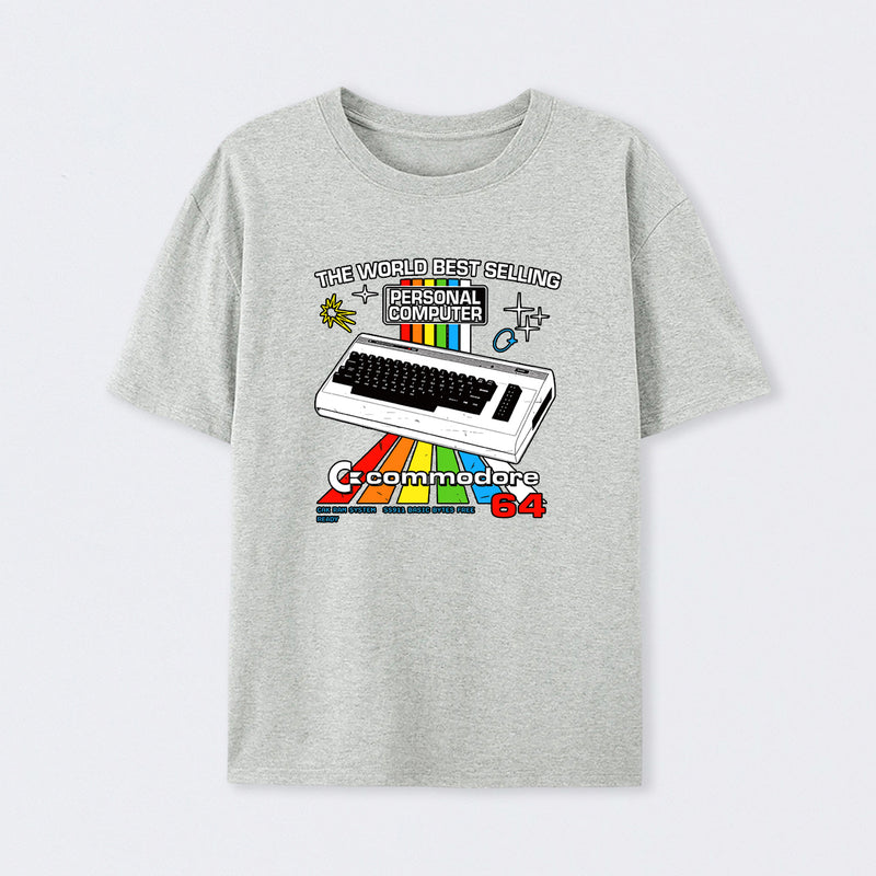 Retro Games Commodore 64 Personal Computer T-Shirt