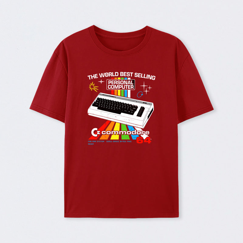 Retro Games Commodore 64 Personal Computer T-Shirt