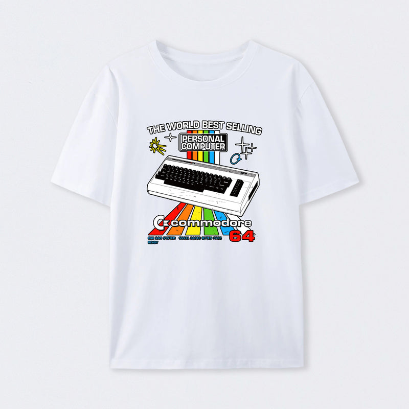 Retro Games Commodore 64 Personal Computer T-Shirt