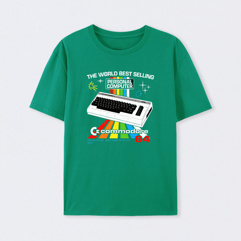 Retro Games Commodore 64 Personal Computer T-Shirt