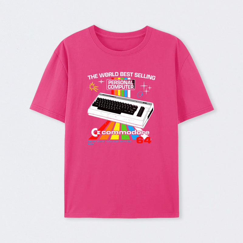 Retro Games Commodore 64 Personal Computer T-Shirt