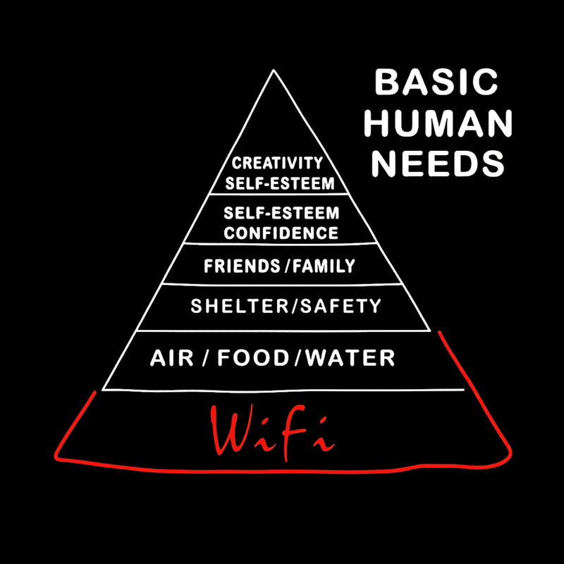 Human Needs Wifi T-Shirt