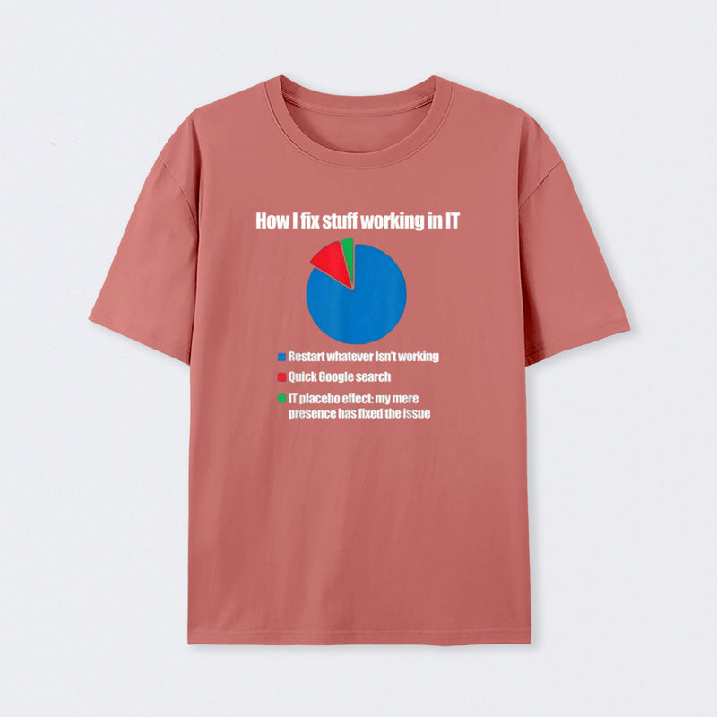 How I Fix Stuff Working in IT T-Shirt
