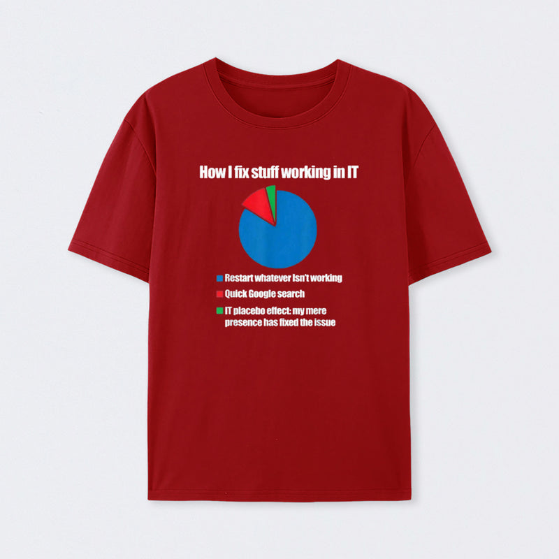 How I Fix Stuff Working in IT T-Shirt