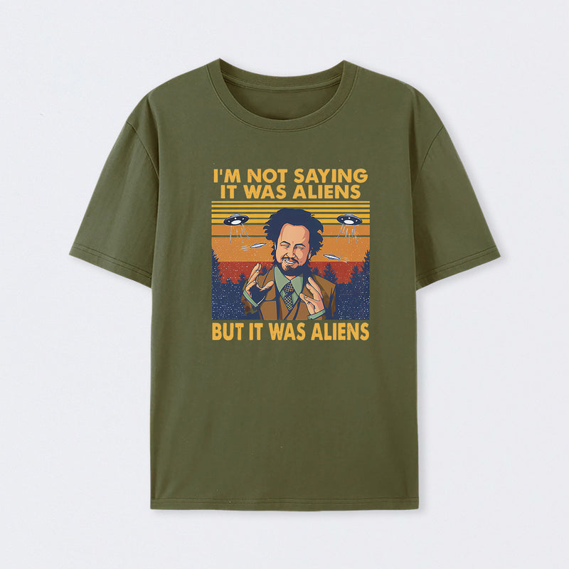 Giorgio Tsoukalos Aliens It Was Aliens T-Shirt
