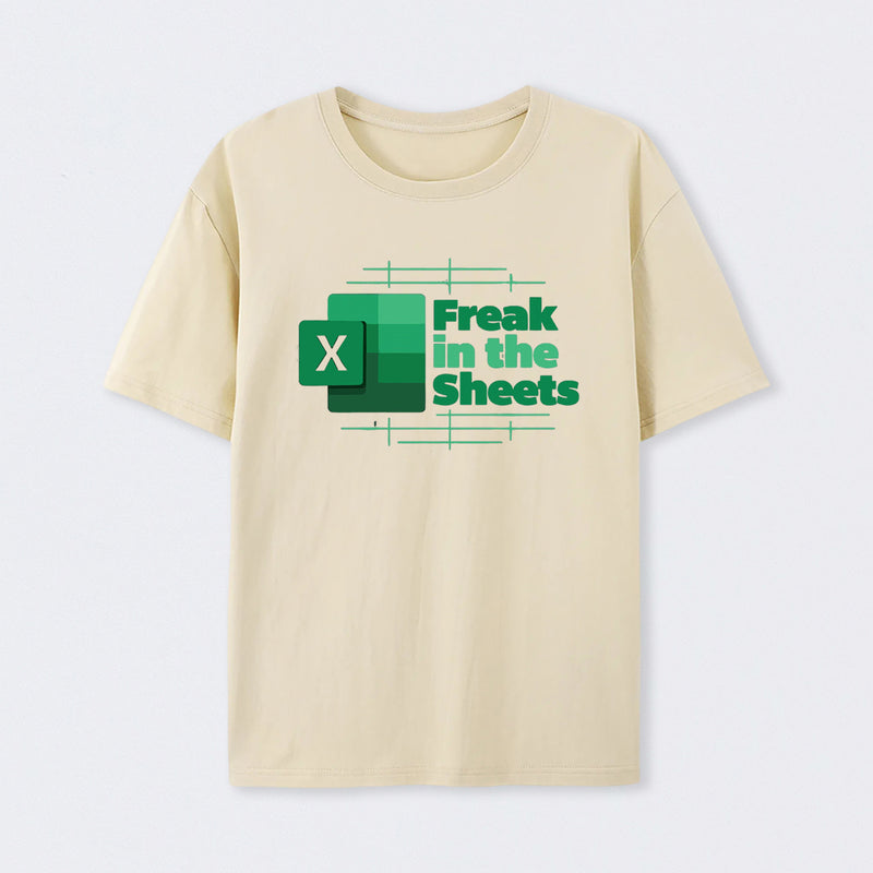 Freak in the Sheets Green Design T-Shirt