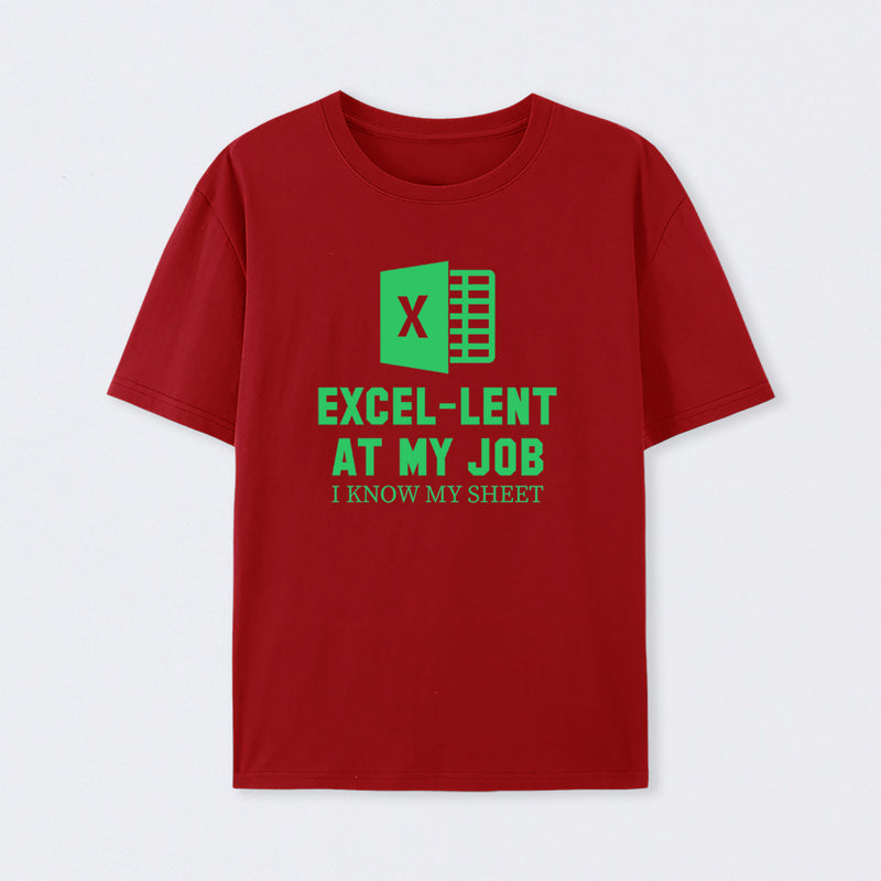 Excel-Lent At My Job T-Shirt