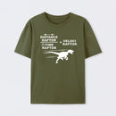 Distance Raptor Divided By Time Raptor Equals Velociraptor T-Shirt