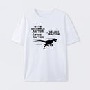 Distance Raptor Divided By Time Raptor Equals Velociraptor T-Shirt