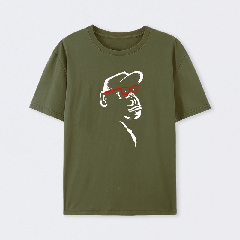 Chimp With Red Glasses T-Shirt