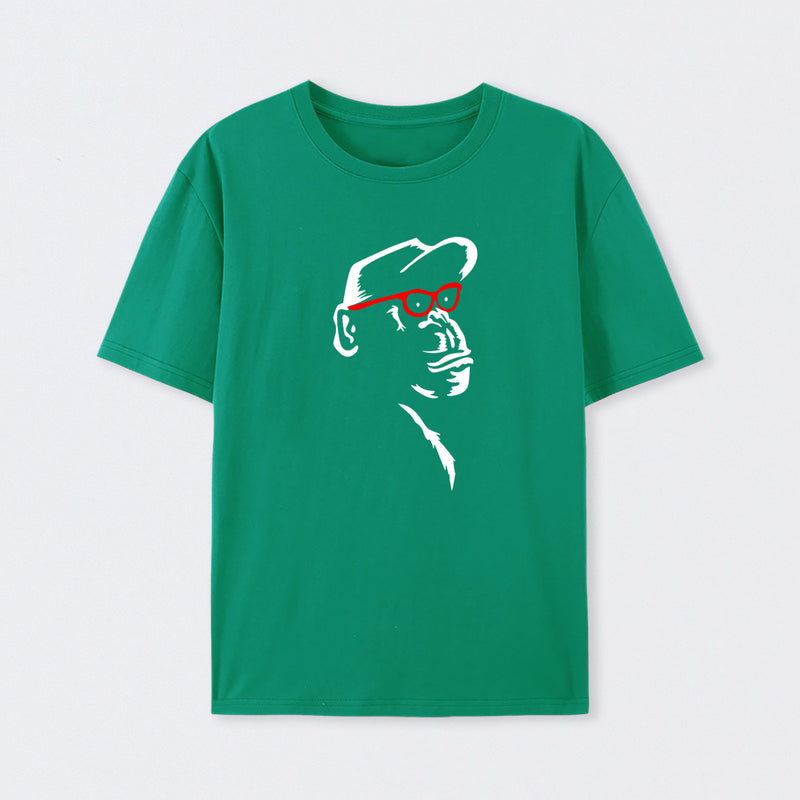Chimp With Red Glasses T-Shirt