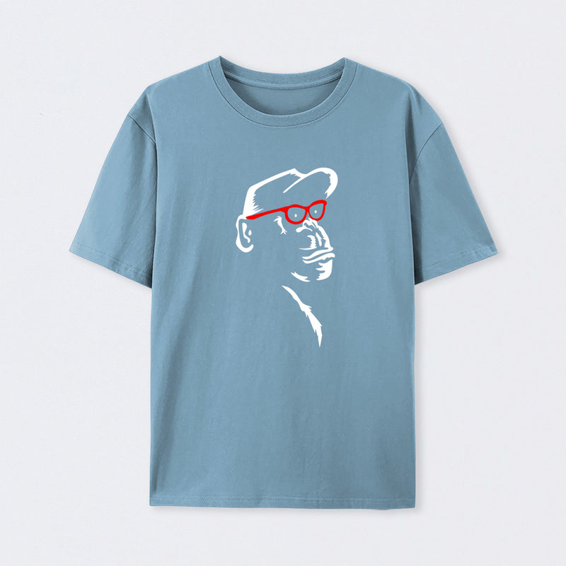 Chimp With Red Glasses T-Shirt