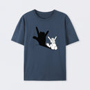Funny Rabbit Hand Shadow T-Shirt