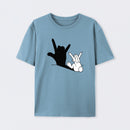 Funny Rabbit Hand Shadow T-Shirt