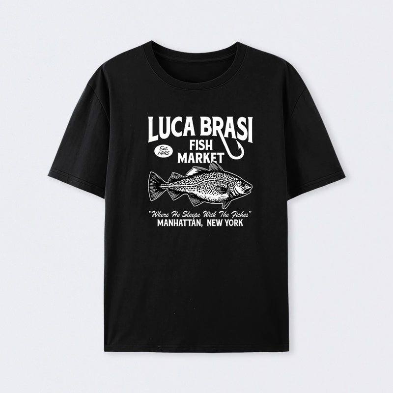 Luca Brasi Fishing Charters Vintage Geek T-Shirt