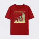 Sandworm Size Chart T-Shirt