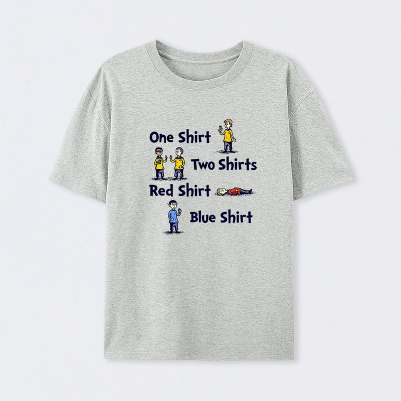 Red Shirt Blue Shirt Geek T-Shirt