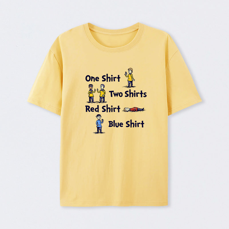 Red Shirt Blue Shirt T-Shirt