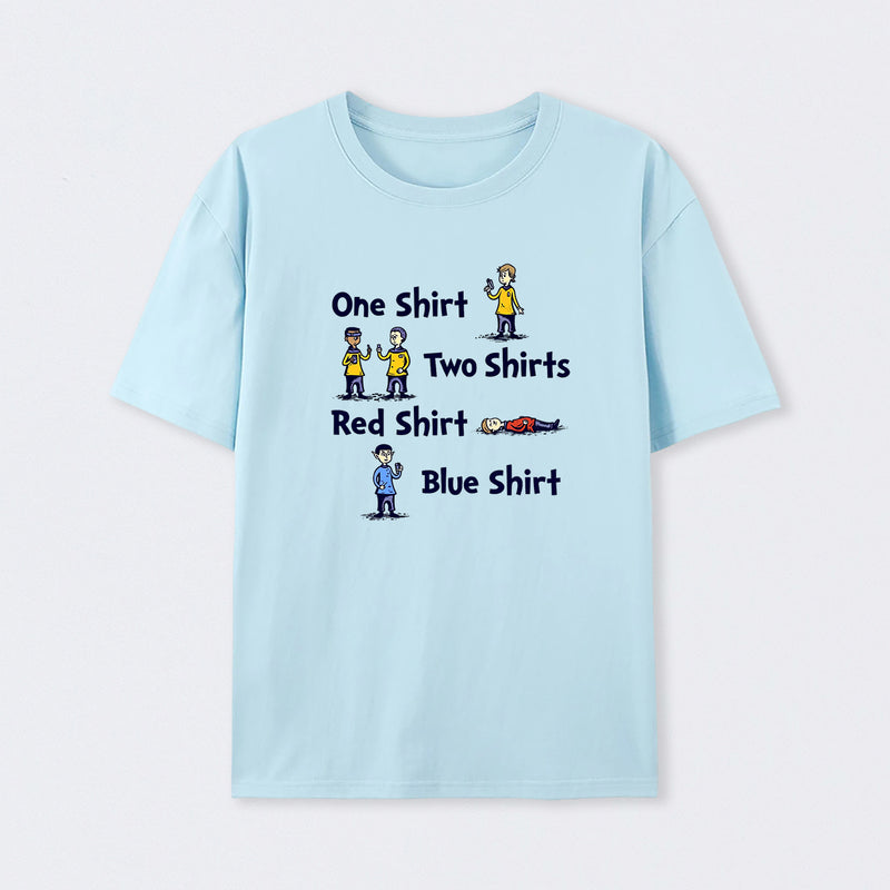 Red Shirt Blue Shirt T-Shirt