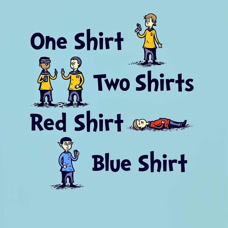 Red Shirt Blue Shirt T-Shirt