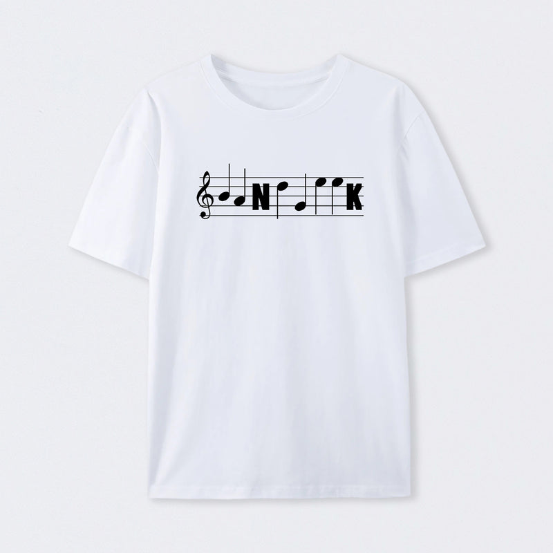 Funny Band Geek Marching Band Music Notes Staff Clef Tee Classic T-Shirt