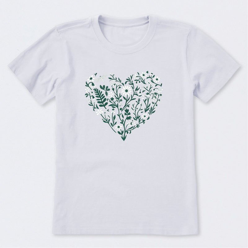 Heart Blossom Short Sleeve T-Shirt