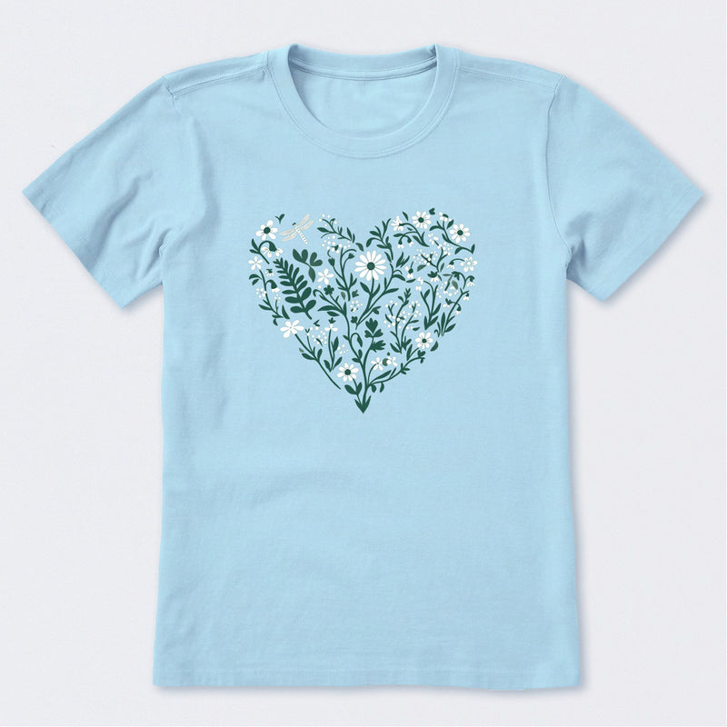 Heart Blossom Short Sleeve T-Shirt