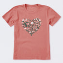 Heart Blossom Short Sleeve T-Shirt