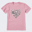 Heart Blossom Short Sleeve T-Shirt