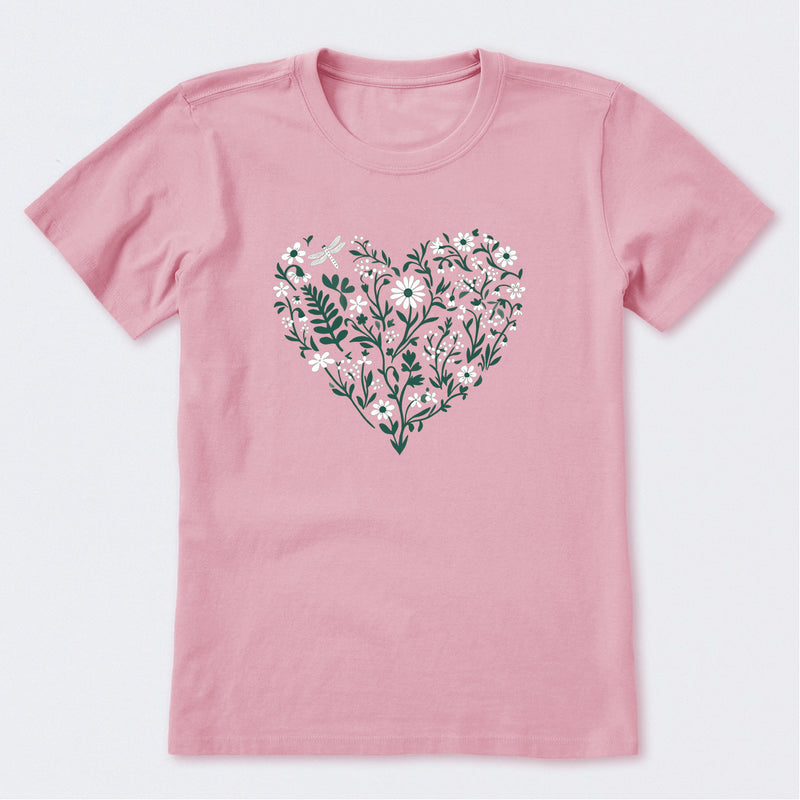 Heart Blossom Short Sleeve T-Shirt
