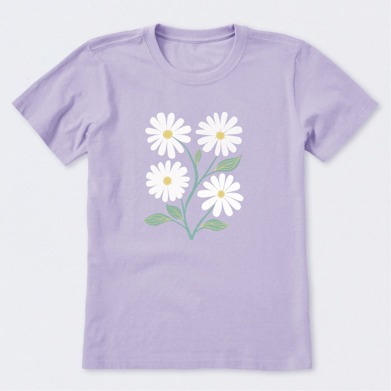 Four Flowers Short Sleeve T-Shirt