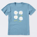 Four Flowers Short Sleeve T-Shirt