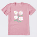 Four Flowers Short Sleeve T-Shirt
