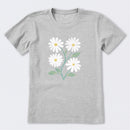 Four Flowers Short Sleeve T-Shirt