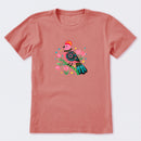Flower Bird Short Sleeve T-Shirt