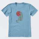 Floral Cat Sun Short Sleeve T-Shirt