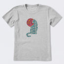 Floral Cat Sun Short Sleeve T-Shirt