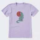 Floral Cat Sun Short Sleeve T-Shirt
