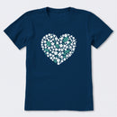 Heart of Flowers Short Sleeve T-Shirt