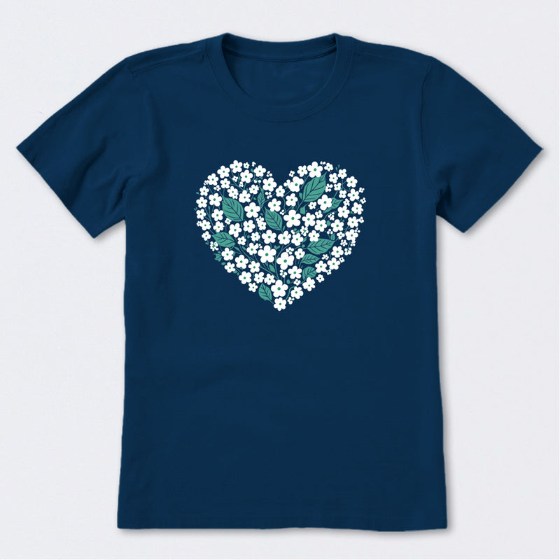 Heart of Flowers Short Sleeve T-Shirt