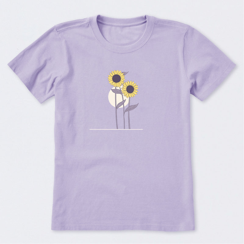 Sunflowers in the Moon Short Sleeve T-Shirt